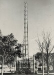 [371] Robert Goddard's launching tower as memorial at Roswell Museum, undated by Esther C. Goddard