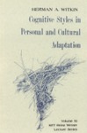 Cognitive Styles in Personal and Cultural Adaptation by Herman A. Witkin