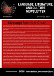 Language, Literature, and Culture Newsletter, Third Edition (December 2024) by Language, Literature, and Culture Department, Clark University