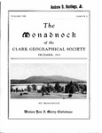 The Monadnock Volume 8, Number 1, December 1933