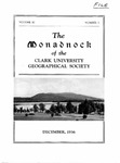 The Monadnock Volume 11, Number 1, December 1936 by Clark University Geographical Society