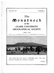 The Monadnock Volume 13, Number 2, May 1939 by Clark University Geographical Society