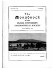 The Monadnock Volume 19, Number 1, December 1944 by Clark University Geographical Society