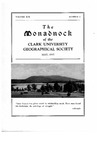 The Monadnock Volume 19, Number 2, May 1945 by Clark University Geographical Society