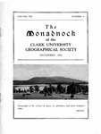 The Monadnock Volume 21, Number 1, December 1946 by Clark University Geographical Society