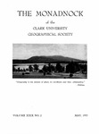 The Monadnock Volume 29, Number 2, May 1955 by Clark University Geographical Society