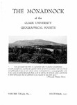 The Monadnock Volume 32, Number 1, December 1957 by Clark University Geographical Society