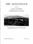 The Monadnock Volume 32, Number 2, May 1958 by Clark University Geographical Society