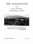 The Monadnock Volume 33, Number 2, May 1959 by Clark University Geographical Society