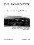 The Monadnock Volume 34, Number 1, December 1959 by Clark University Geographical Society