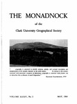 The Monadnock Volume 34, Number 2, May 1960 by Clark University Geographical Society