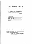 The Monadnock Volume 35, Number 2, May 1961