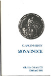 The Monadnock Volume 54-55, 1980-1981