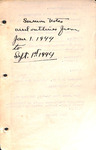 Booklet of Sermon Notes, 1944