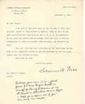 Correspondence from Samuel Eliot to Earl Clement Davis